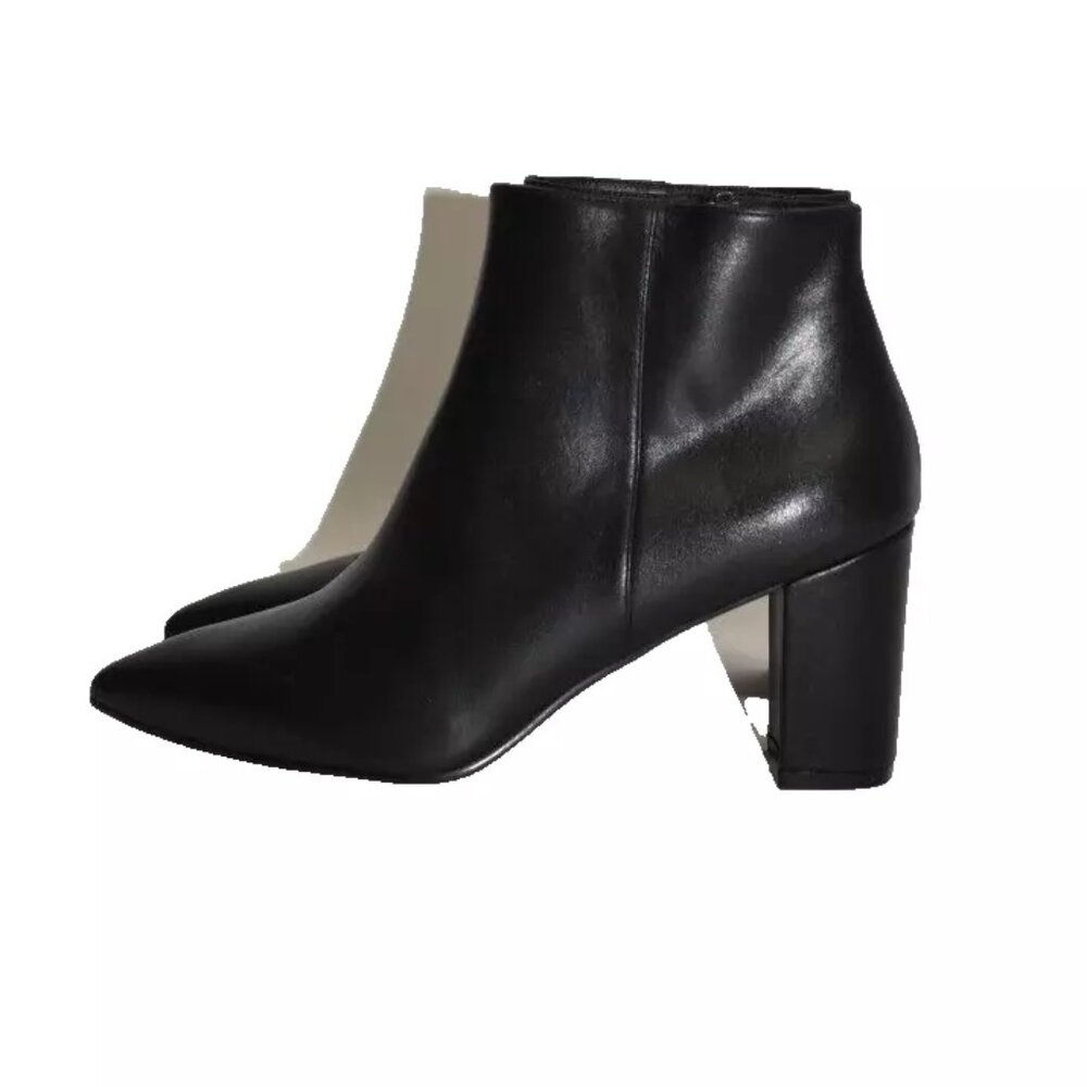 $550 Stuart Weitzman Linsi Bootie Pointed Leather… - image 5